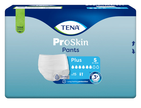 TENA תחתון סופג למבוגרים טנה פלוס 15 יחידות S