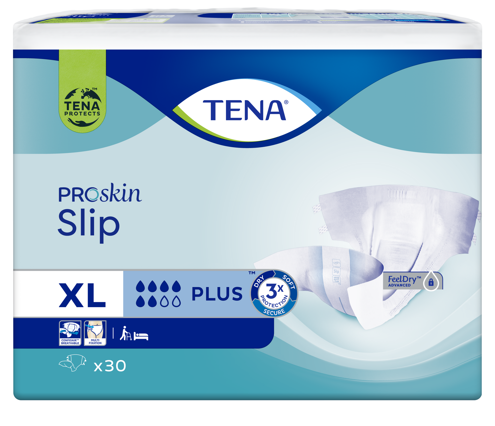 TENA חיתולים למבוגרים טנה סליפ פלוס XL 