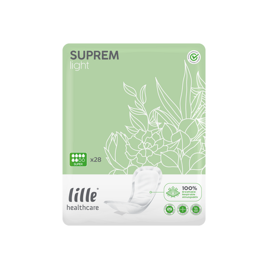 פדים סופגים למבוגרים סופר לייט 28 יחידות LILLE 
