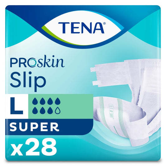 TENA חיתולים למבוגרים טנה סליפ סופר 28 יחידות L