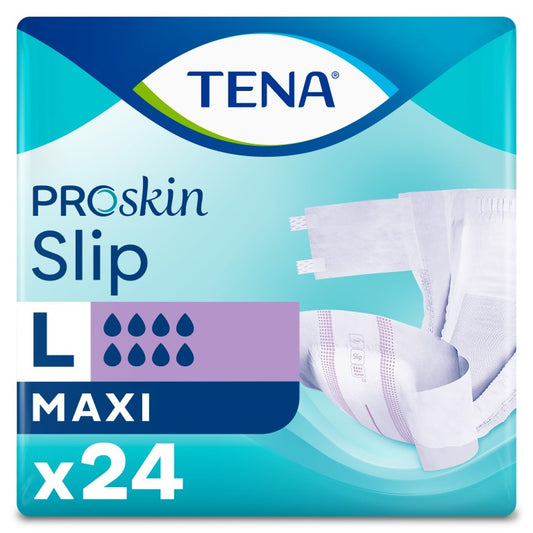 TENA חיתולים למבוגרים טנה סליפ מקסי 24 יחידות L