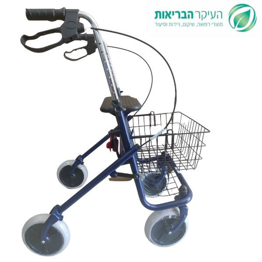 רולטור פלדה 4 גלגלים