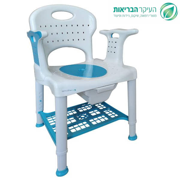 כסא שירותים ורחצה מפלסטיק