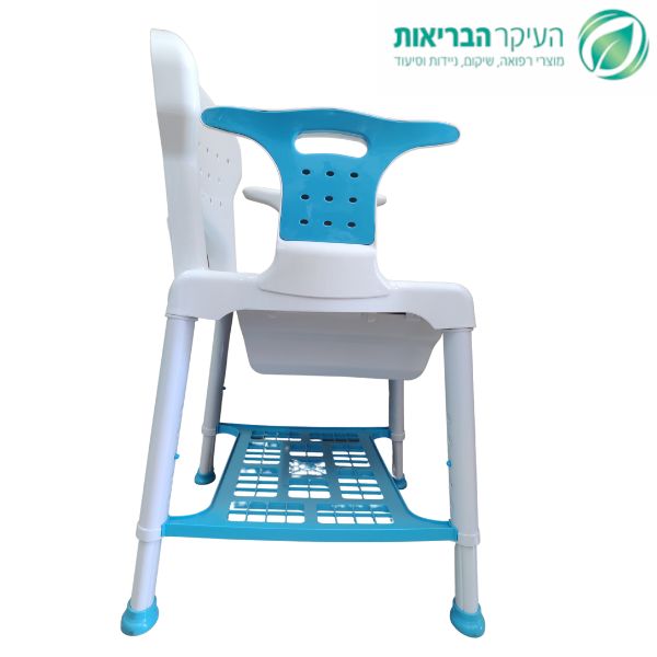כסא שירותים ורחצה מפלסטיק