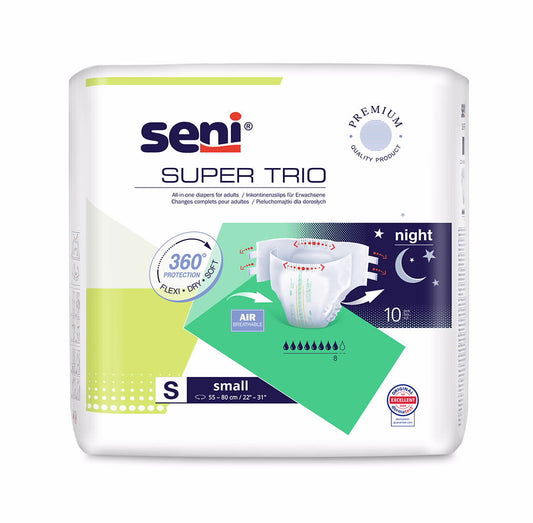 חיתולים למבוגרים סופר סאני TRIO  מידה S - סאני SENI