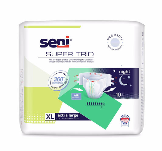 חיתולים למבוגרים סופר סאני TRIO  מידה XL - סאני SENI