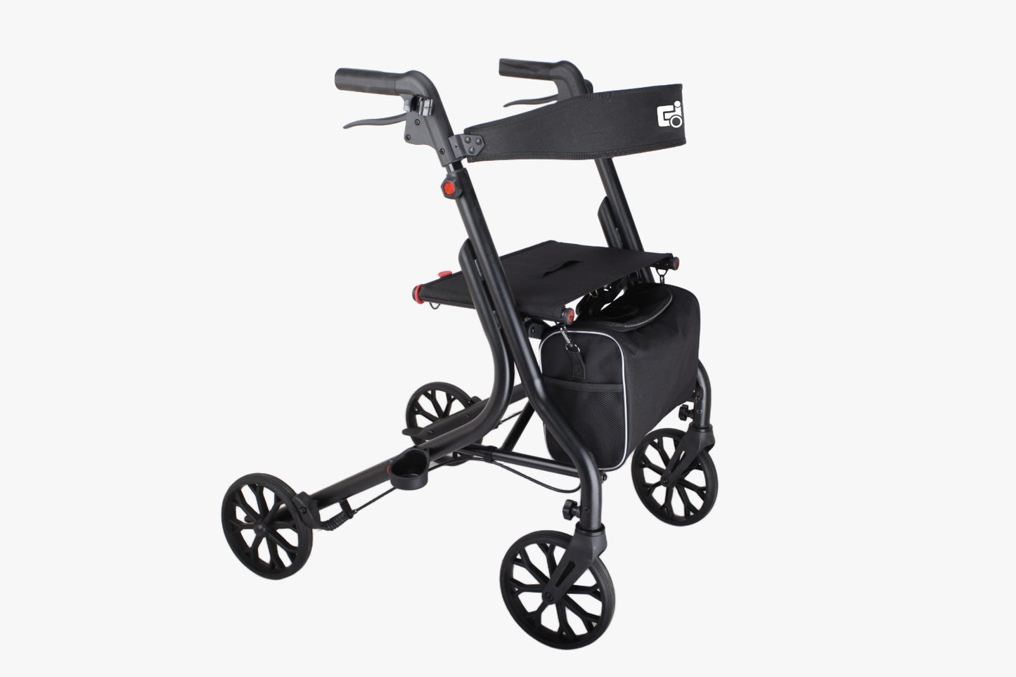 רולטור 4 גלגלים מתקפל עם מושב דגם Q צבע שחור 