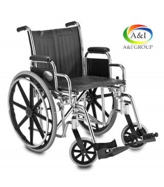 כסא גלגלים מתקפל פריק 51 ס"מ A&I