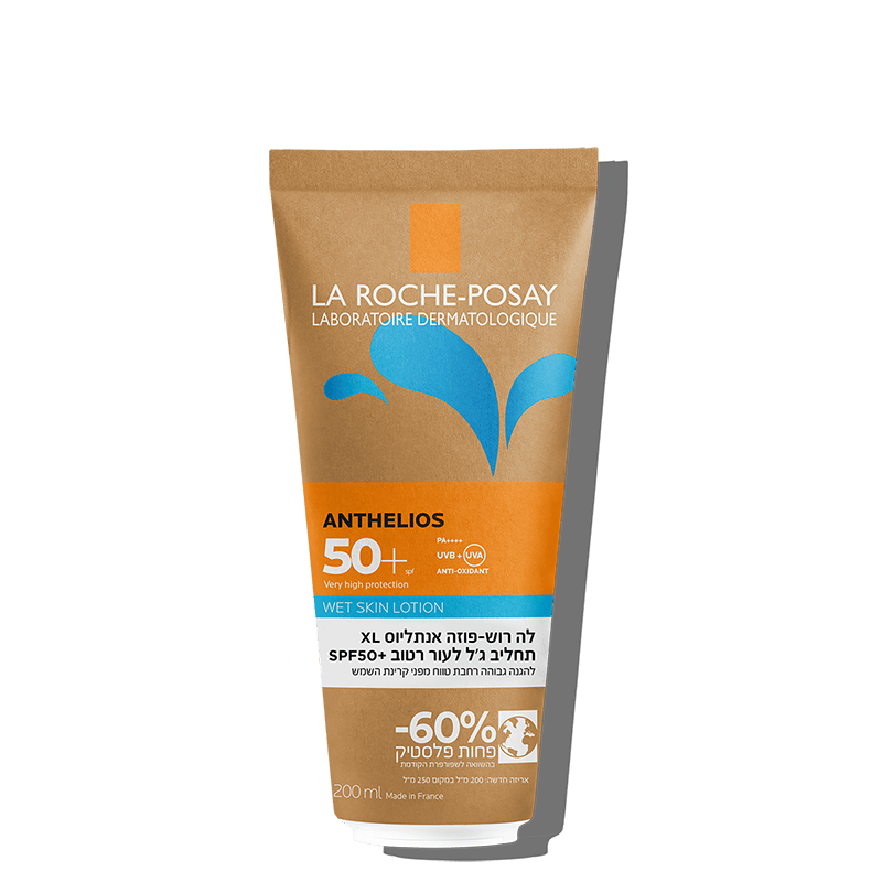 תחליב ג'ל לעור רטוב SPF50+‎ אנתליוס