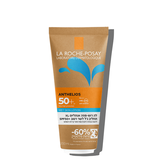 תחליב ג'ל לעור רטוב SPF50+‎ אנתליוס