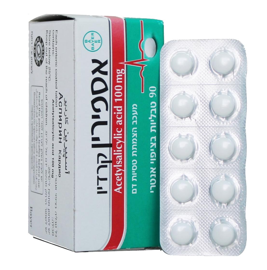אספירין קרדיו 90 ASPIRIN CARDIO - באייר