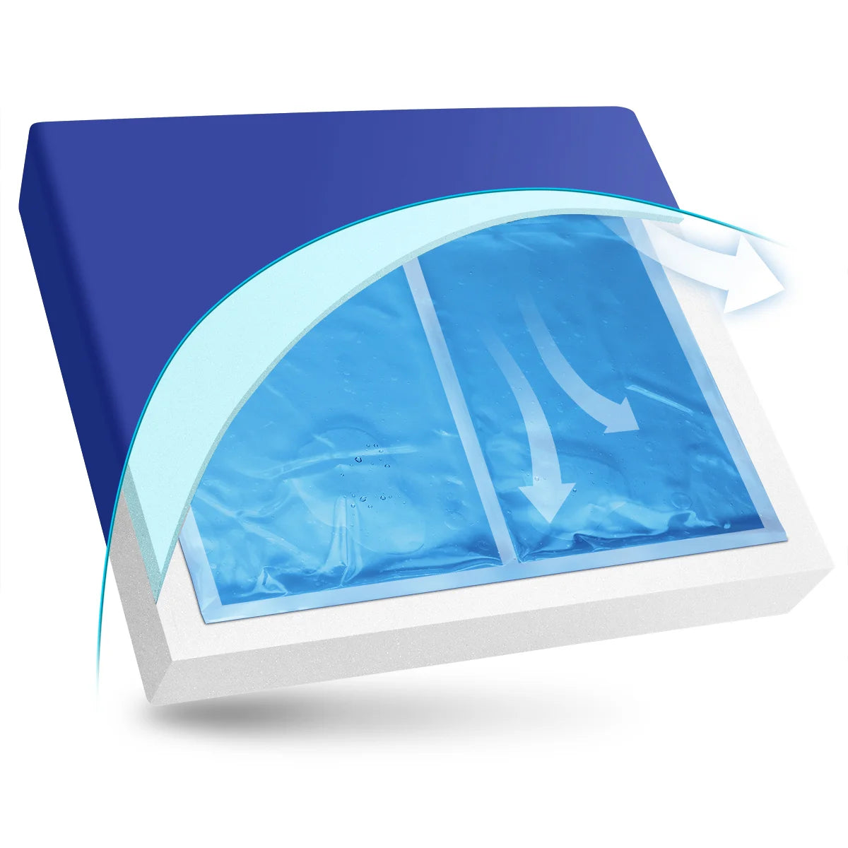 כרית ג'ל מונעת הזעה לכסא גלגלים 40 ס"מ