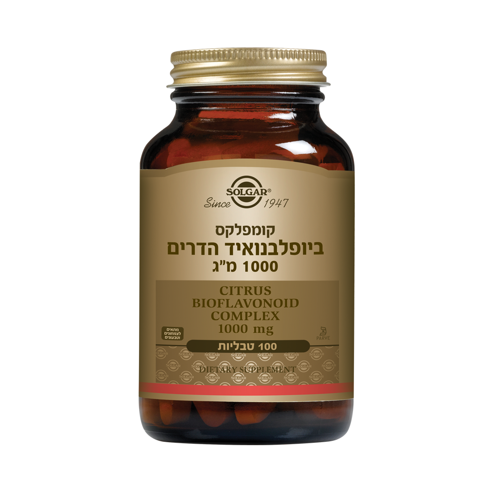 תוסף תזונה סולגאר קומפלקס ביופלבונואיד הדרים