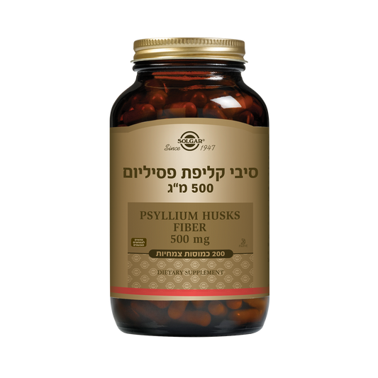 תוסף תזונה סולגאר סיבי קליפת פסיליום