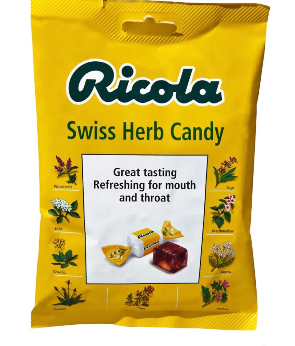 ריקולה סוכריות צמחים בשקית 70 גרם Ricola