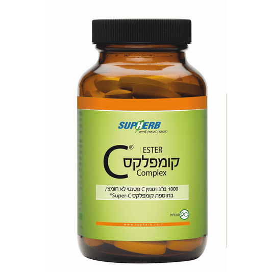 סופהרב ויטמין C לא חומצי 90 טבליות SupHerb Ester-C 1000mg