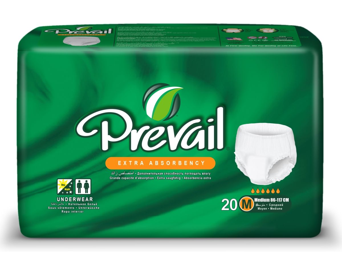 תחתונים לבריחת שתן 20 יחידות Prevail 