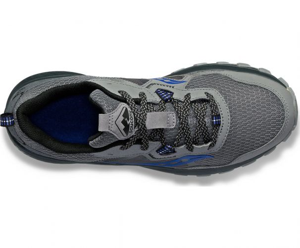 saucony נעלי ריצה לגברים EXCURSION TR16 אפור כהה/ כחול