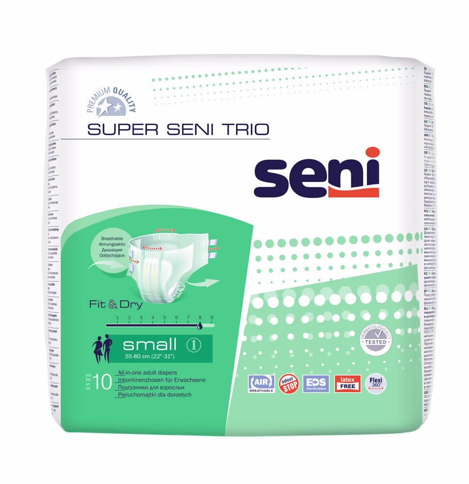 חיתולים למבוגרים - חיתול סופר seni טריו S