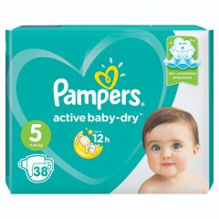 חיתולים שלב 5 פמפרס Pampers active baby-dry