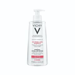 מינרל מים מיסלריים וישי לעיניים ולפנים מתאים לעור רגיש + פנתנול 400 מ"ל Vichy