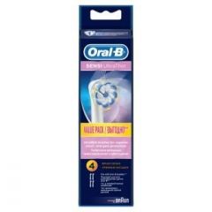 אורל בי ראש מילוי למברשת חשמלית 4 יחידות Sensitive clean Oral B