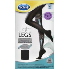 גרביונים שחור 60 דנייר Scholl Light Legs מידה XL