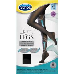 גרביונים שחור 20 דנייר Scholl Light Legs