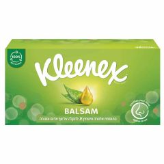 מגבוני אף קלינקס לושן BALSAM Kleenex (64 יחידות)