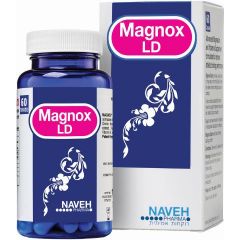 מגנוקס LD תוסף מגנזיום,ויטמינים וצמחי מרפא לנשים בגיל המעבר 60 כמוסות