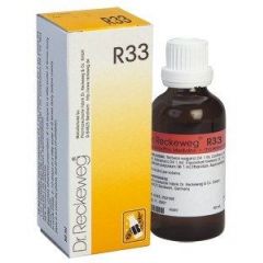  טיפות הומיאופתיות 50 מ"ל ד"ר רקווג Dr Reckeweg R33